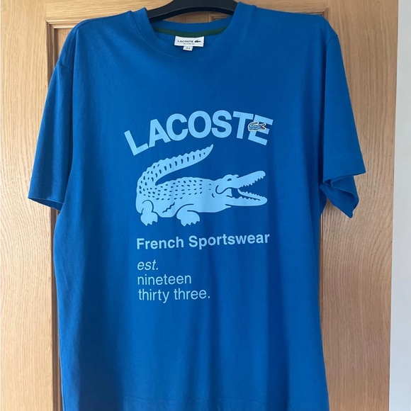 Lacoste Blue Short Sleeve Tees - Picture 1 of 1